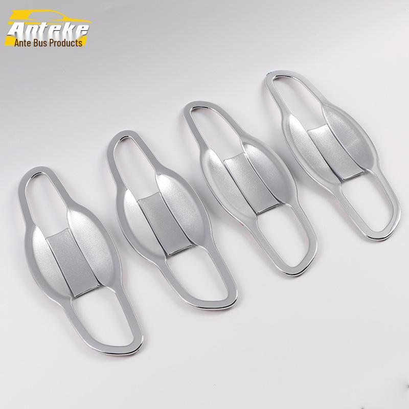 Scratch-Resistant Door Bowl Decorative Ring for 17 Elantra - Protective Film and Grinding Cover Accessories