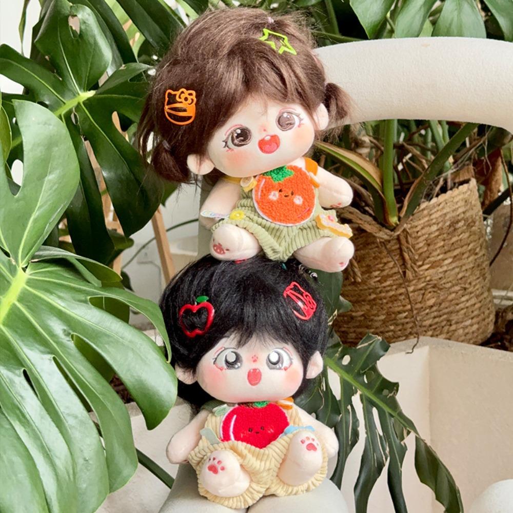 Прочная одежда для куклы Лабубу, вельветовый комбинезон с фруктами, аксессуары для куклы Лабубу 20 см