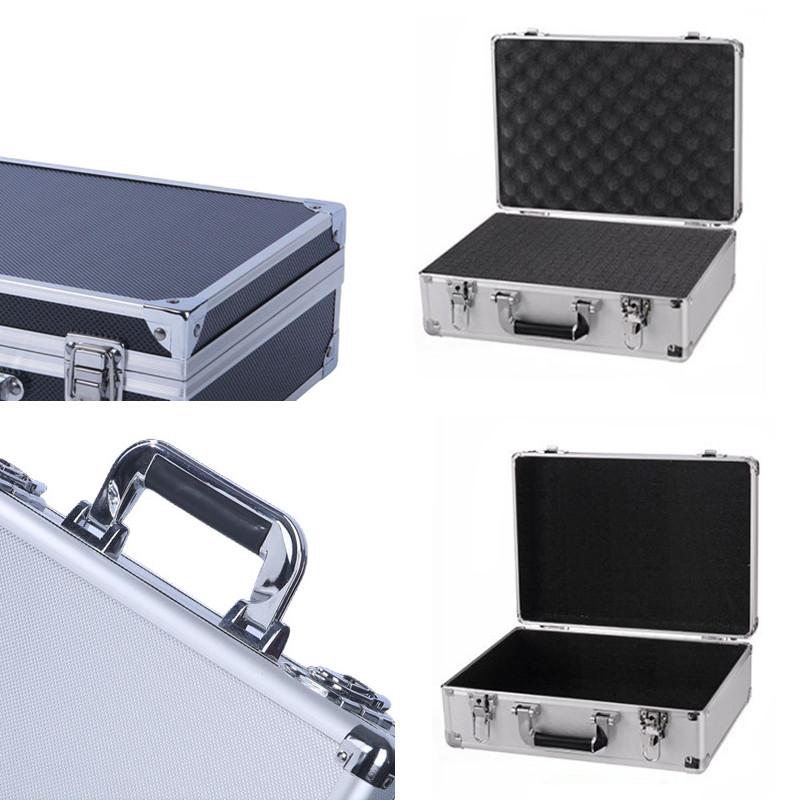 Портативный алюминиевый ящик для инструментов, защитное оборудование, ящик для инструментов, ящик для инструментов, чехол для хранения, чемодан, ударопрочный корпус