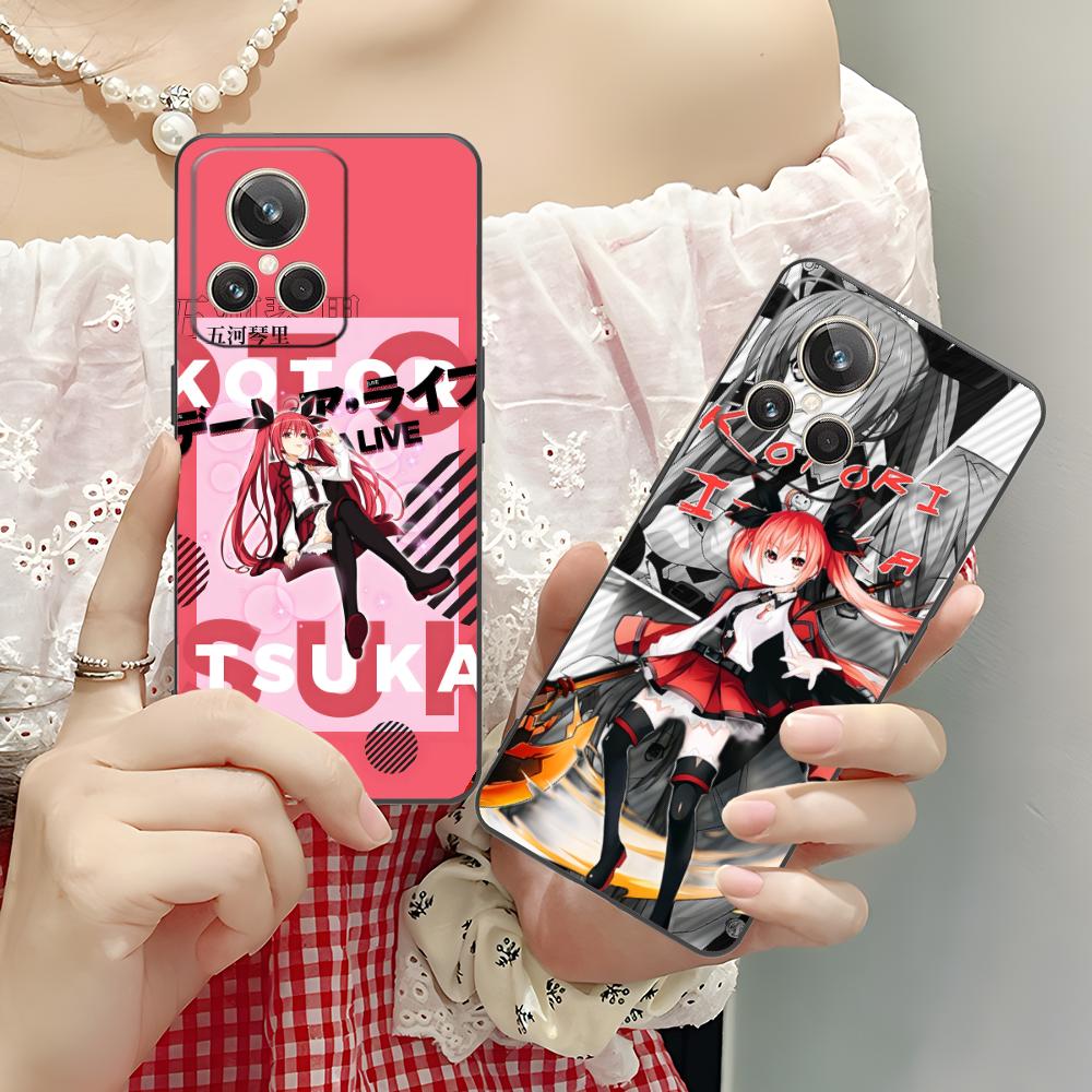 Чехол для мобильного телефона из ТПУ Date a Live Котори Ицука для Realme 15 14 13 12 11 10 9 Pro Plus T i Lite 5G Цветная печать