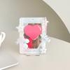 Акриловая фоторамка Idol Small Card Postcard Display Stand 3-дюймовый держатель для фотокарточек Украшение для рабочего стола