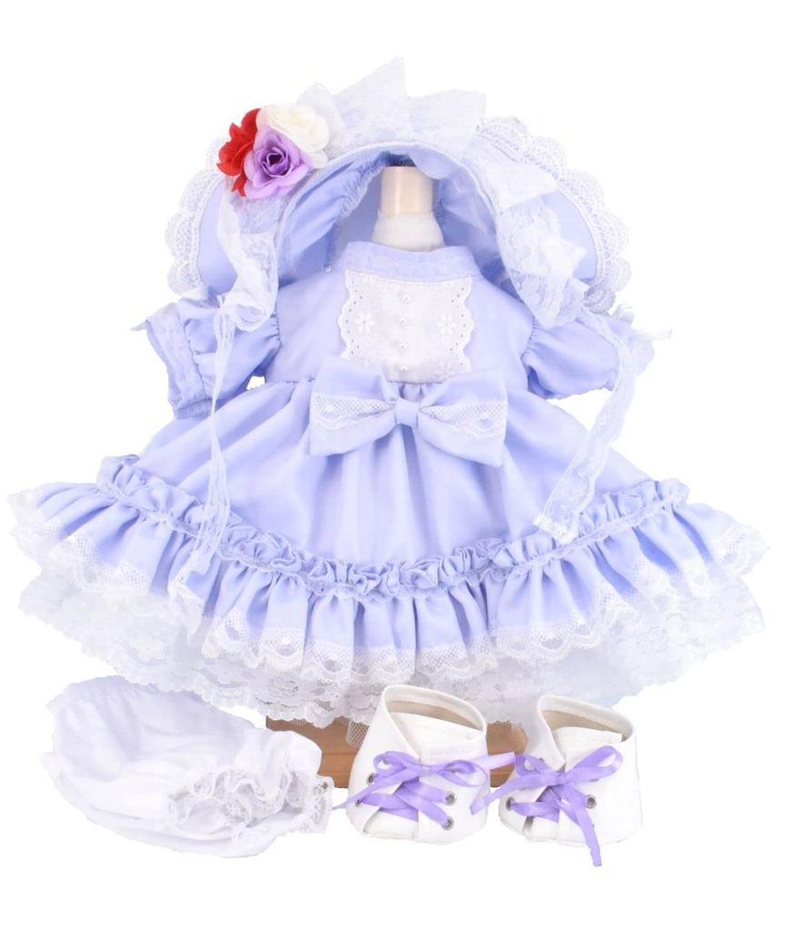 Костюм Алисы по почте «Мишка Тедди» Линабель с чепчиком и платьем с оборками для размера S (Никто) (Глициния)