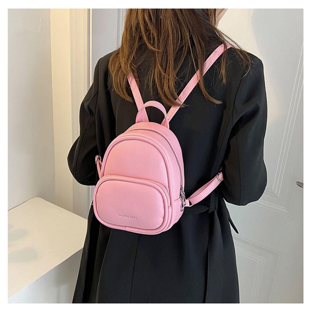 Квадратный мини-рюкзак из искусственной кожи, сумка через плечо, новый женский рюкзак для подростков