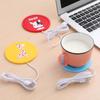 Heated Mugs Heating Coaster Cocina Cute Usb Warmer Anti-skid Electric Warmer Mat Kitchen Accessories Tools Thermal Portable