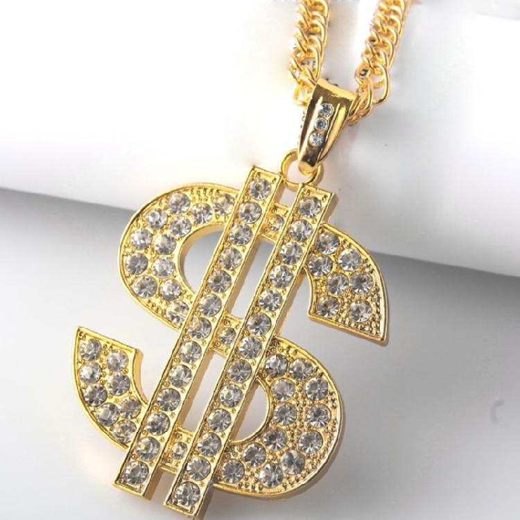 Hip Hop Costume Kit 80s 90s Cosplay Outfit Jewelry Cool Rapper Accessories for Women Men Gold Chain Sunglasses Rings