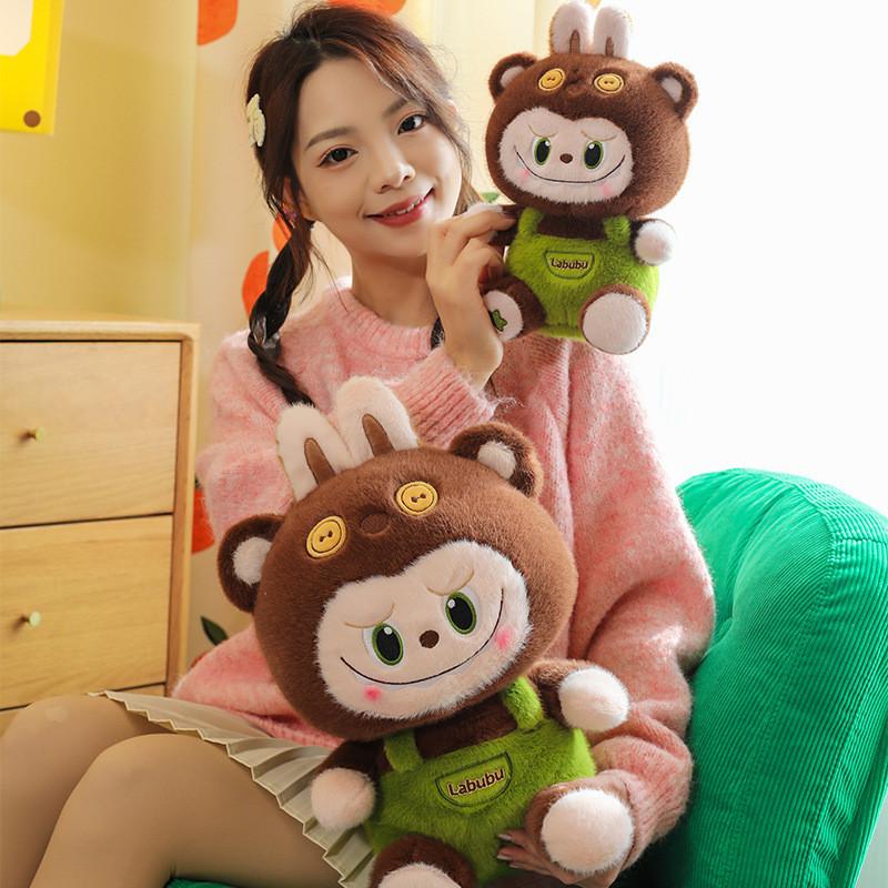 Dressed Cute Rabbu Plush Toy Cute Cartoon Girl Children Birthday Gift Holiday