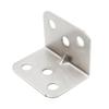 Left Steel 90° L-Shaped 6-Hole Angle Bracket for Cabinet Support