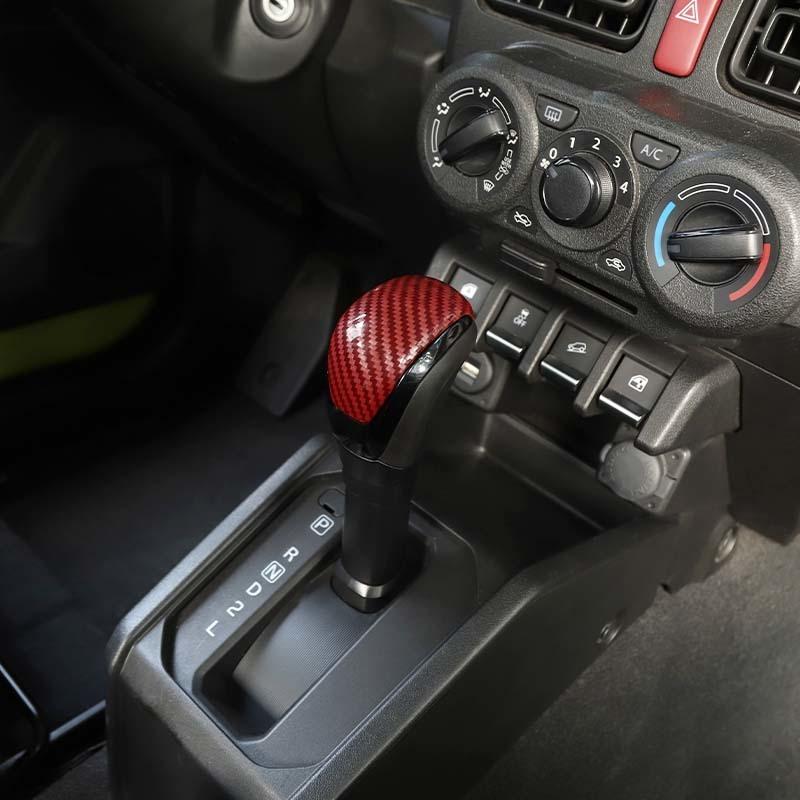 Декоративные наклейки на ручку переключения передач автомобиля ABS для Suzuki Jimny 2019 Up Interior Accessories