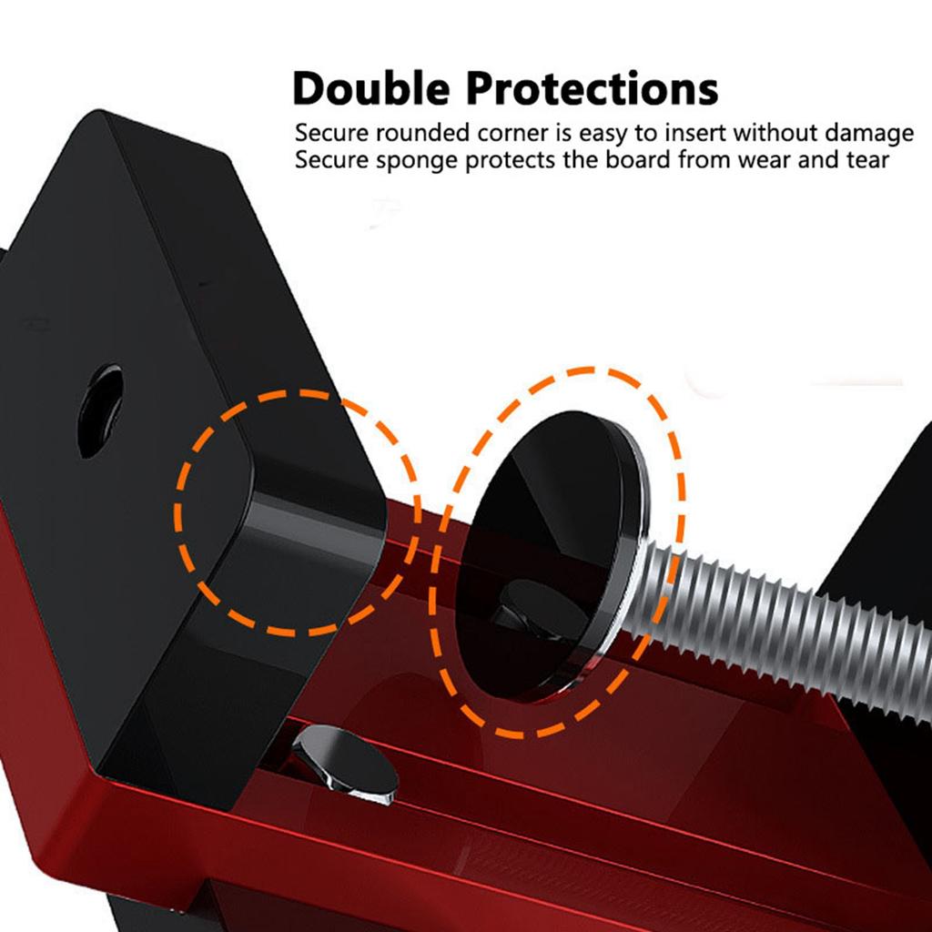 Монтажный зажим для дверцы шкафа, с опорным рычагом и зажимом, корпус из алюминиевого сплава, инструмент для установки шкафов с лицевой рамой или без рамы