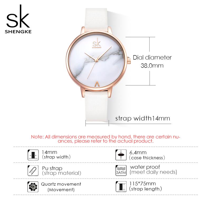 SHENGKE Модные женские часы, элегантные кварцевые наручные часы, женские очаровательные часы с цветочным циферблатом, лучшие подарки для жены, друга, семьи