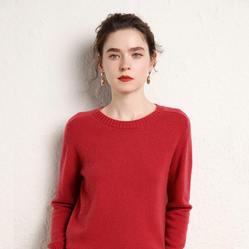 Женский кашемировый свитер Qinghe кашемир 100% кашемир, женский осенне-зимний кашемировый свитер, мягкий и теплый