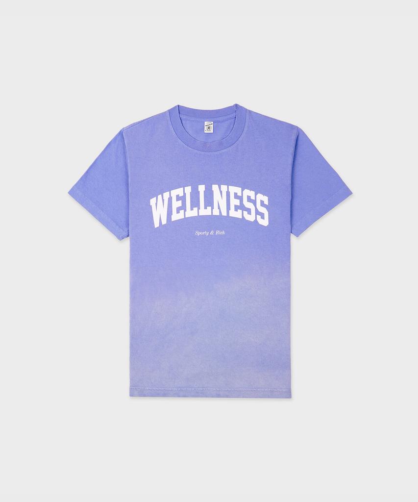 SPORTY&RICH Wellness Иви Футболка Синяя Унисекс R255Awt504