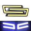 1 Pair U-Shape Bright LED Car Lights COB LED Daytime Driving Car Driving Fog Lights Bright LED Running Lights Accessories