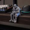 Статуэтка воина, напечатанная на 3D-принтере, Фигурка с оружием из скандинавской мифологии, Коллекционный орнамент для домашнего офиса