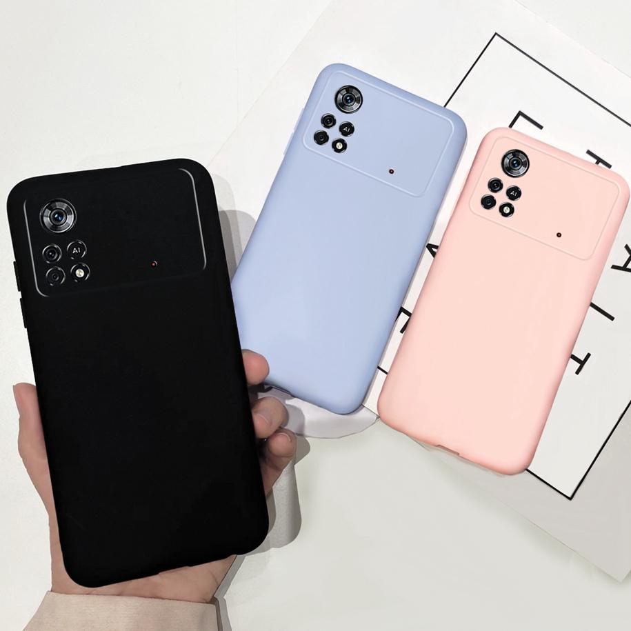 For Xiaomi Poco X4 Pro 5G Case Poco X4 Pro 2022 Cover TPU Candy Silicone Soft Bumper Matte Phone Cases For Poco X4Pro Cute Funda