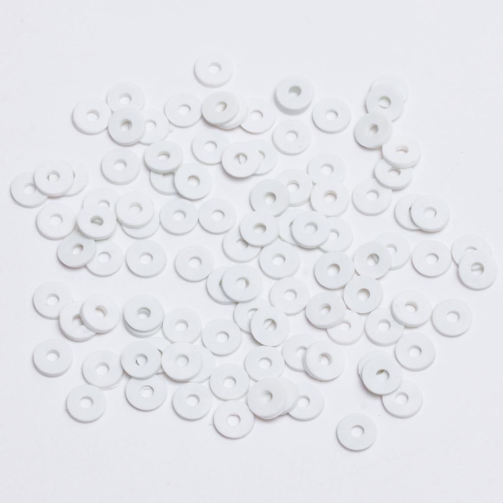 Плоские ювелирные изделия, аксессуары, материалы для самостоятельного изготовления, однотонное ожерелье, подходящие по цвету круглые свободные бусины, браслет ручной работы, брелки, 6 мм, прокладки, аксессуары