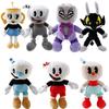 25 см Игровой персонаж Cuphead Плюшевая игрушка Mugman Дьявол Легендарный Chali Плюшевые куклы Игрушки для детей Подарки Рождественский подарок