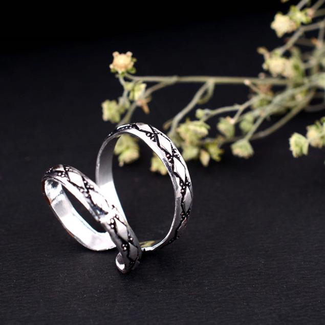 Adjustable Thumb Arthritis Ring – Silver Splint Ring, Joint Support Jewelry Gift