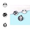 Trendy Minimalist Alloy Brooch In Geometric Astronaut Design For Unisex Fashion