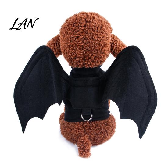 Cat Bat Wings Wings, Halloween Pet Costume, Puppy Cosplay Outfit, Comfortable Cute for Cats Dogs Party Dress Up Accessory Easy Put On Costume