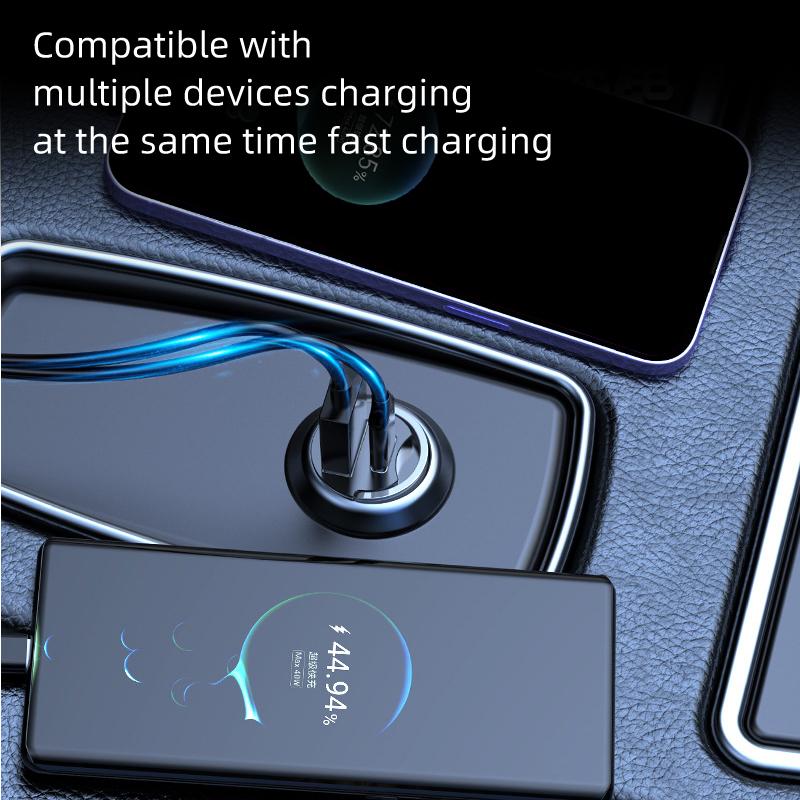 Car Pull Ring Fast Charging USB C Phone Charger Accessories Stickers For KIA Picanto Stonic Venga Sorento hxqgn22