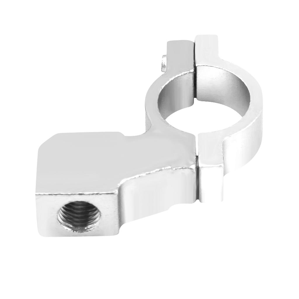 10mm Motorcycle Rearview Mirror Bracket Handlebar Mount Mirror Adapter Holder Clamp Silver
