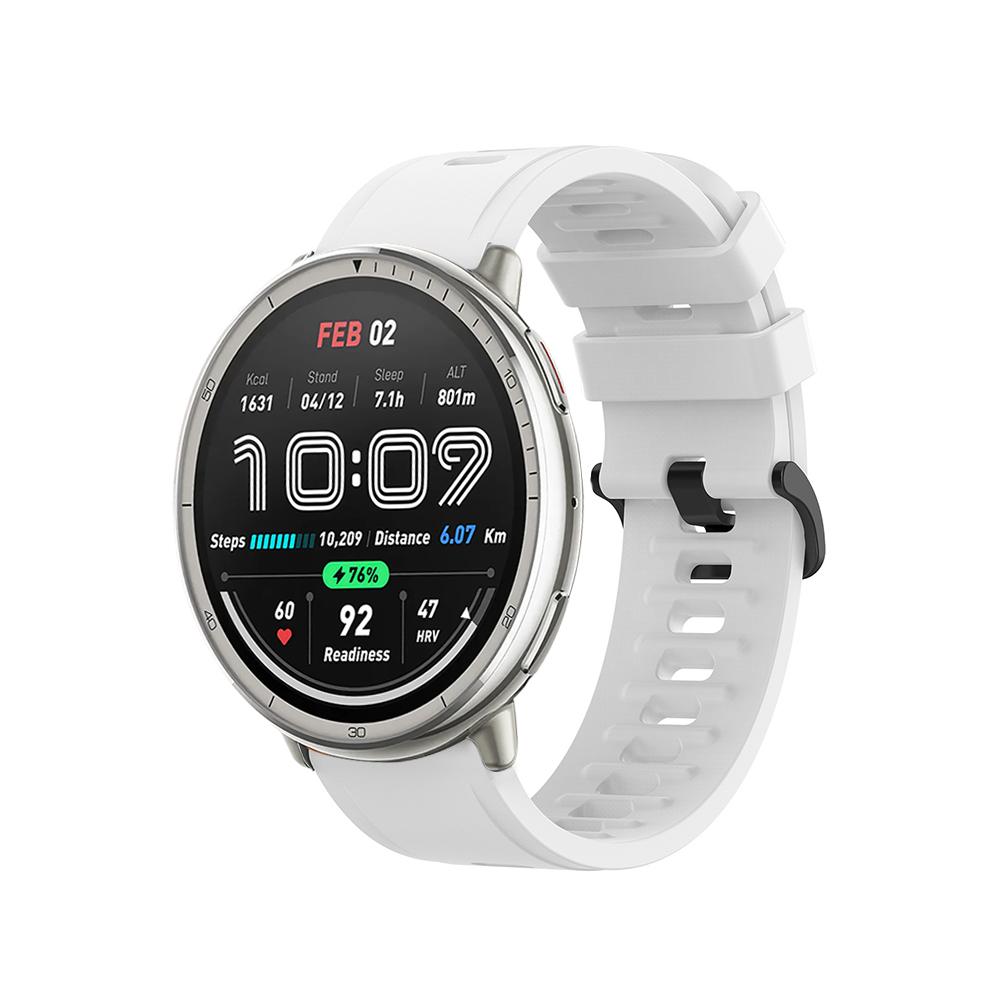 Силиконовый ремешок 20 мм 22 мм для Amazfit Active 2/GTS 4 mini 3 2 2e/Bip-U-lite Браслет для Amazfit GTR/Balance/Bip 5 6/Stratos Ремешок