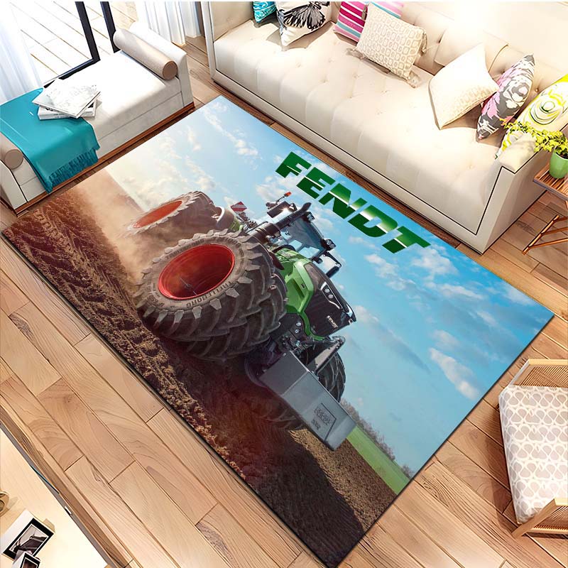 Большой трактор F-Fendt Ковер для гостиной, спальни, дивана, прихожей, домашний декор, противоскользящий коврик, ковер для зоны, коврики для гардеробной