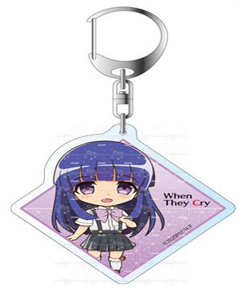 Модные подарки для фанатов аниме Higurashi When They Cry HD Персонажи Акриловый брелок Рюгу Рэна Сонодзаки Мион Серия настольных украшений