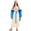 New Halloween Cosplay The Virgin Mary Costume for Women Carnival Party Adult Role-Play Ancient Israel Nun Fantasia Dress