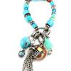 [E0434] - Turquoise 'Thalassa' Designer Bracelet