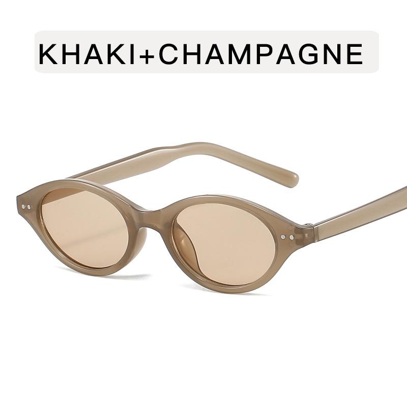 New Women Retro Oval Glasses Girls Candy Color Frame Glass Eyewear Decorative Computer Anti-Blue Eyeglasses