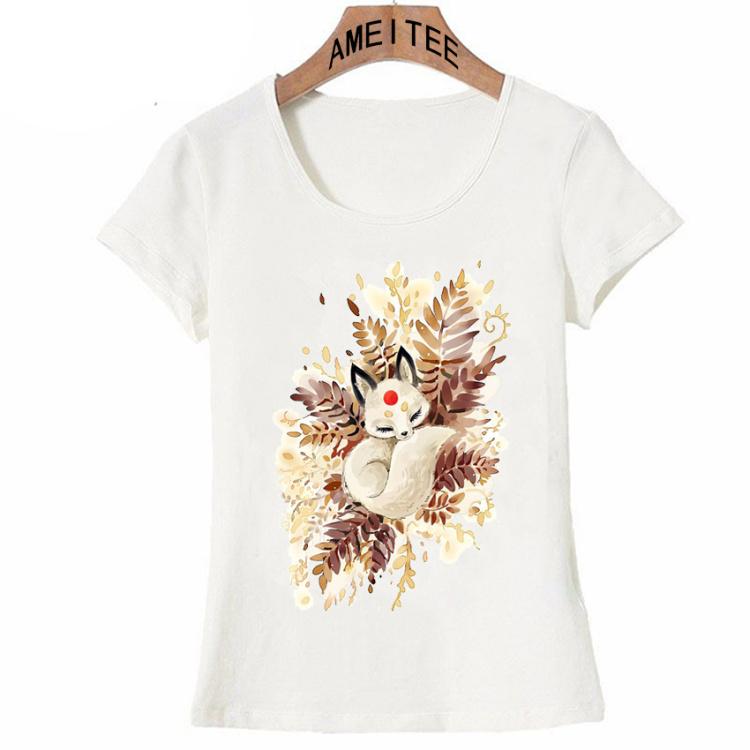 Summer Fashion Fennec Feather Dreams Design T Shirt Hip Hop Women T Shirts