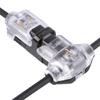 15Pcs T Tap Wire Connectors Solderless Low Voltage and High Voltage Wire Connectors Quick Wire Splices Connectors