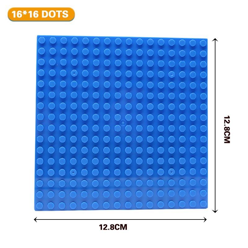 16 X 16 DOT BASE PLATE BUILDING BLOCKS Small Size Baseplate DIY Building Blocks Toy