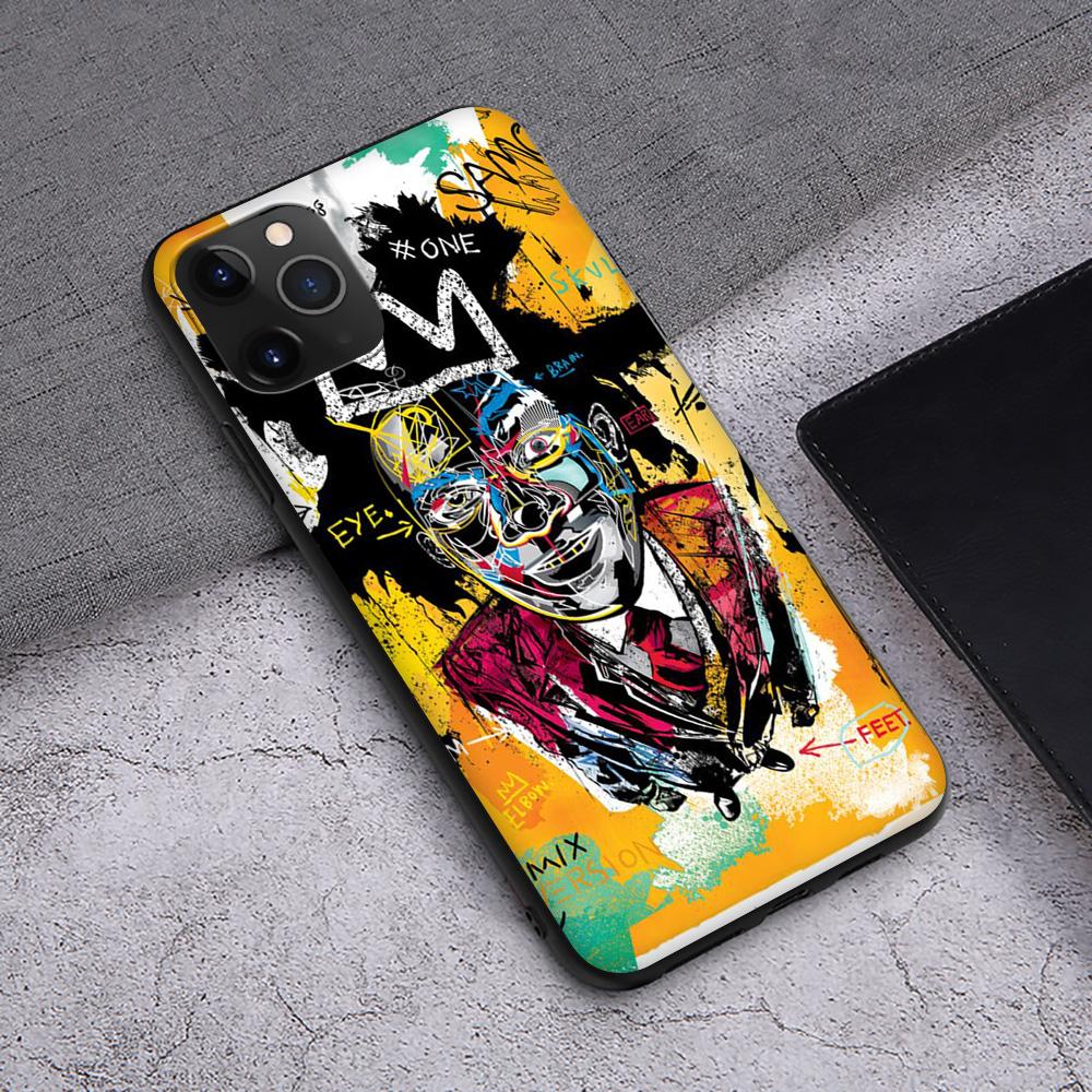 GX103 Жан-Мишель Баския, мягкий силиконовый чехол для iPhone 13 12 Mini 11 Pro XS Max XR X 8 7 6 6S Plus 5 5S SE 2020