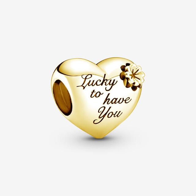 Аксессуары ко Дню матери, стерлингового серебра 925 пробы, бусины, подвески в форме сердца для мамы, подходят оригинальные браслеты, женские ювелирные изделия, подарок