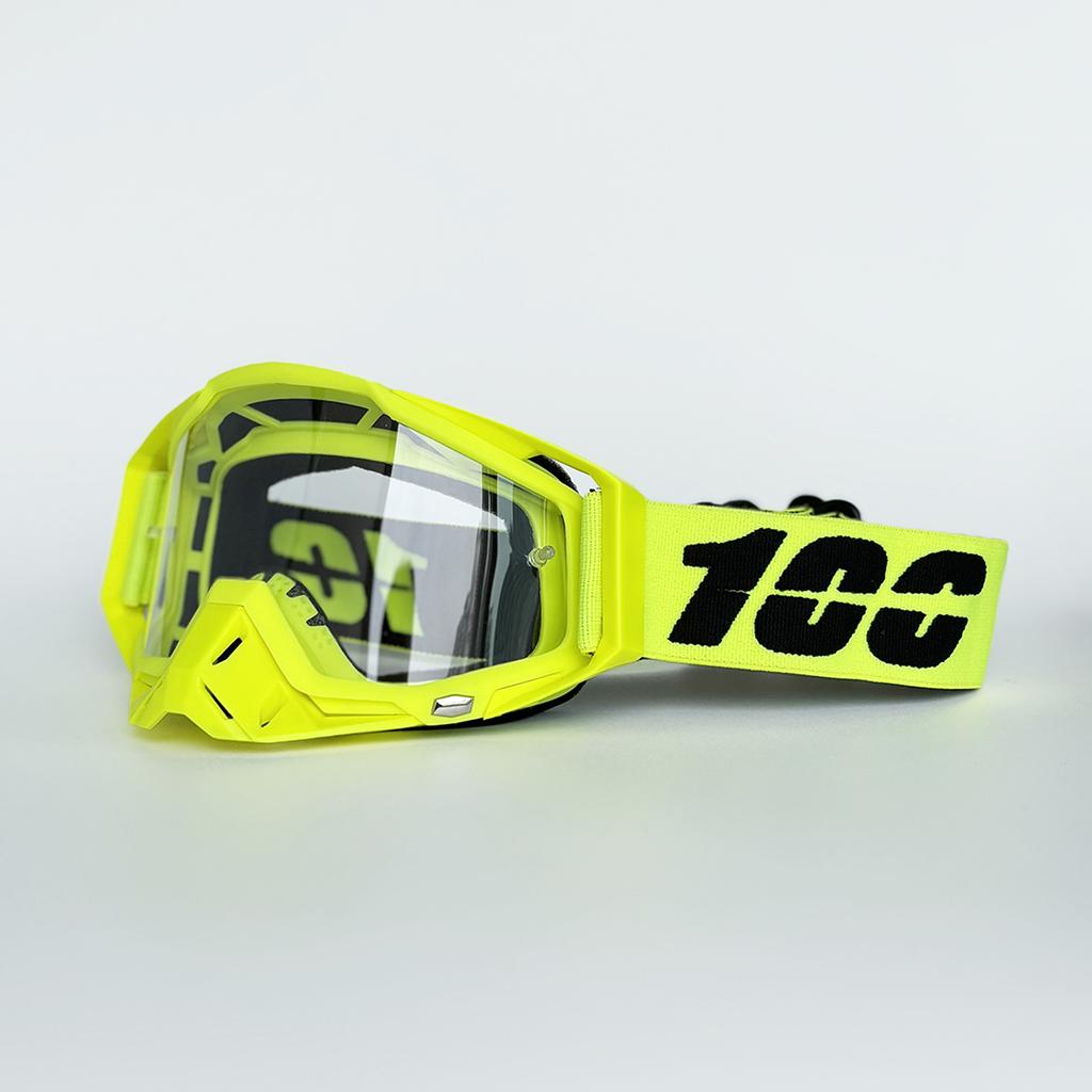 100 Очки для мотокросса Мотоцикл Квадроцикл МТБ Кросс-кантри Катание Спорт MX Очки Мотоциклетный шлем UV400 Велосипедные очки