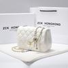 Women's Bag New Style Small Diamond Chain Bag Shoulder Messenger Bag Golden Ball Bag