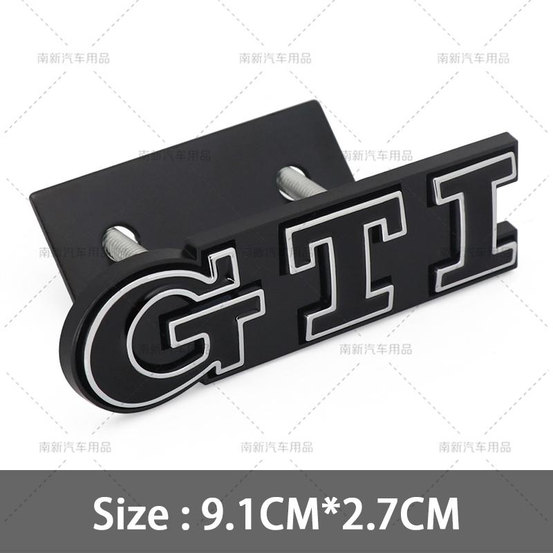 1Pc 3D Metal GTI Grill Emblem Car Front Hood Stickers For Sagitar Magotan Polo Santana Lavida Gran Lavida Lamando Golf