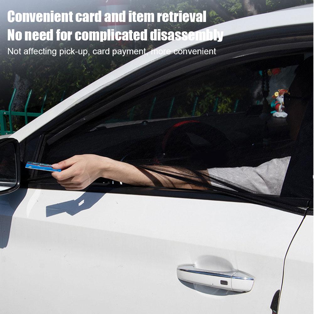 Универсальный солнцезащитный козырек для внедорожника с защитой от УФ-лучей, сетки против комаров, шторка для затемнения окна, защита, аксессуары для оконной пленки