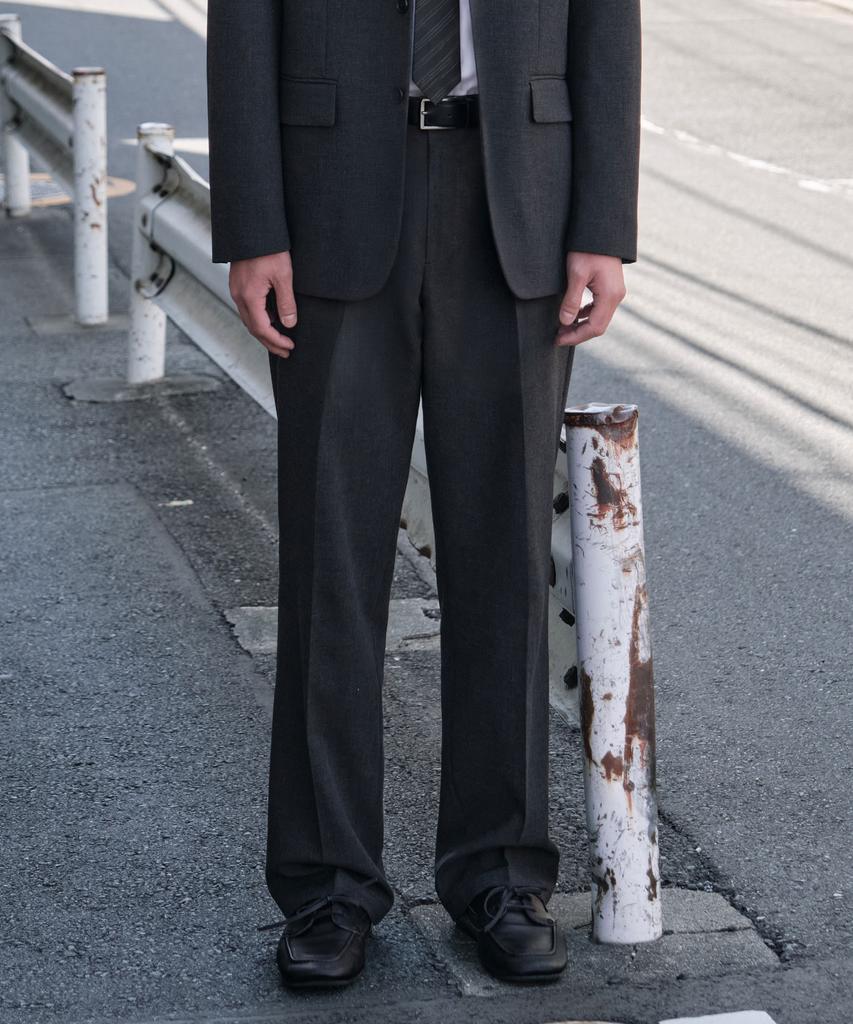STCO Four-Way Stretch Essential Setup Slacks_Charcoal Gray (Wide Fit)_Sepxz82Wsc