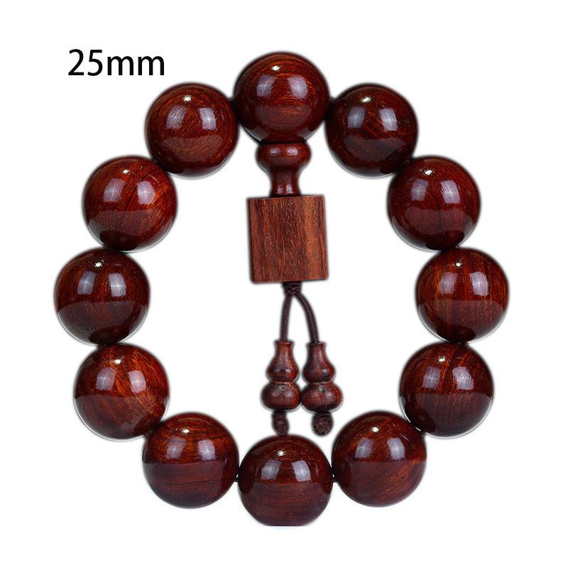 Браслет из кровавого сандалового дерева, бусина из палисандра Будды, ремесленный браслет, драгоценные ювелирные изделия, подарочные аксессуары