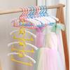 10pcs Multifunctional Children'S Hangers Infants And Young Children'S Clothes Retractable Drying Racks Household Newborn Baby Non-Slip Clothing