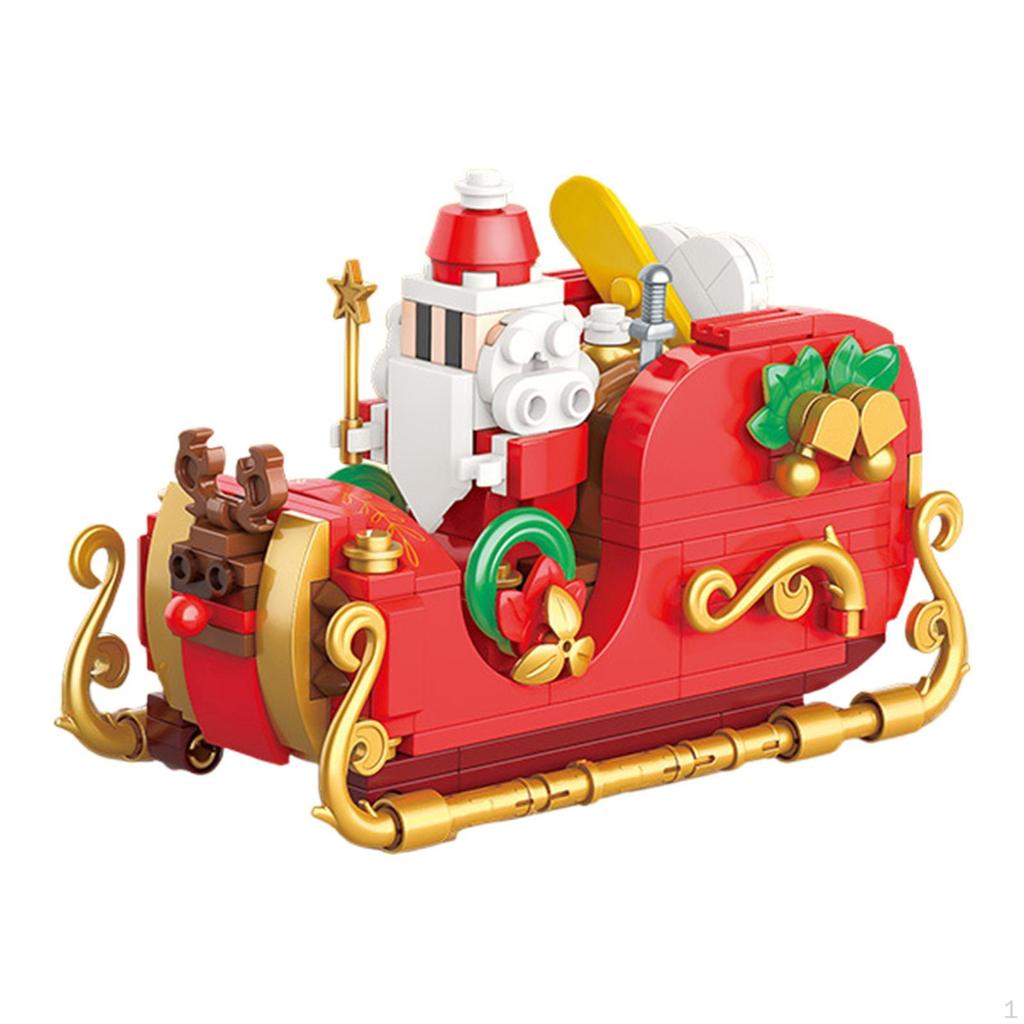 Рождественские строительные блоки, набор игрушек, набор игрушек «сделай сам» для детей 6, 7, 8, 9+ лет