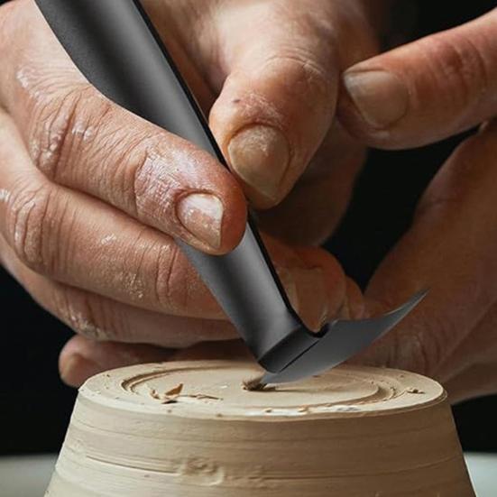 Pottery Trimming Tool High Durability Rust-Resistant Multipurpose DIY Double Ended