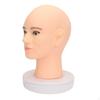 Лысая демонстрационная голова для париков и шиньонов многоцелевого назначения