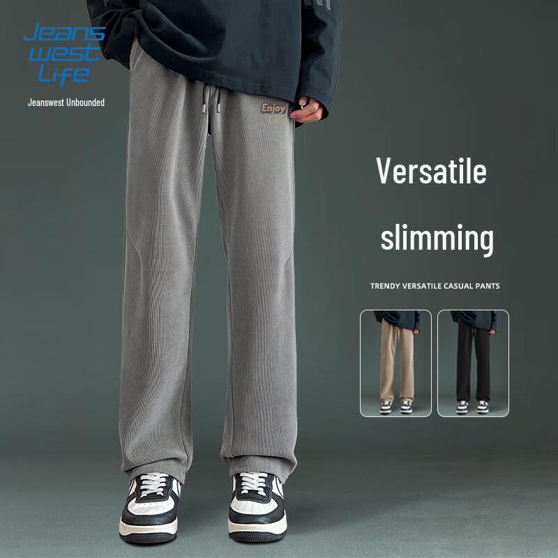 Мужские вельветовые широкие прямые спортивные штаны Jeanswest
