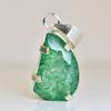 СЕРТИФИЦИРОВАННЫЙ 33,80 карата Натуральный Зеленый Изумруд Стерлинговое Серебро Фантазийный Драгоценный Камень Подвеска MY.PD-173-NS