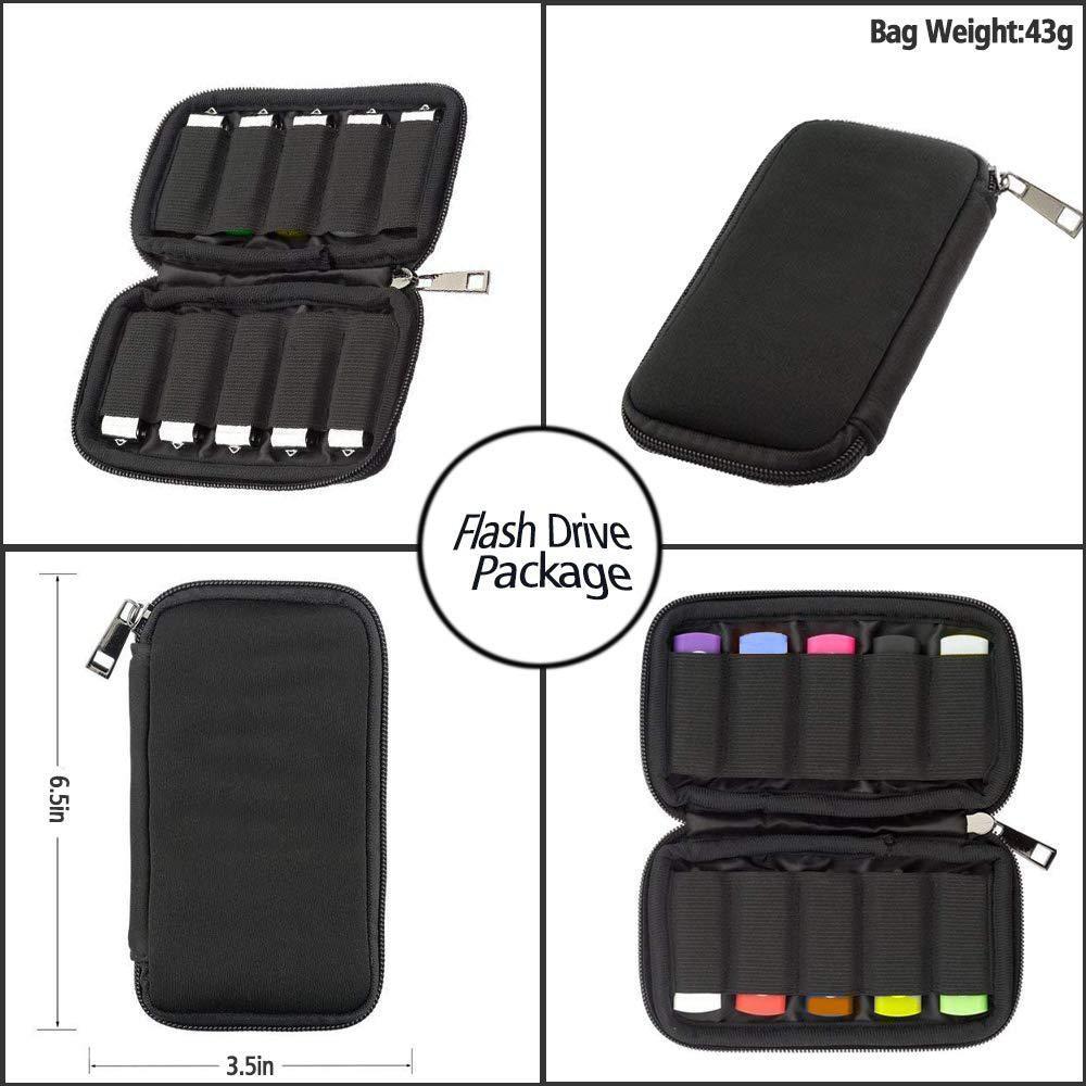 Custodia per Chiavetta USB Custodia di Archiviazione Supporto Borsa di Archiviazione Chiavetta USB Accessori Elettronici Organizer Per Chiavetta USB Penna